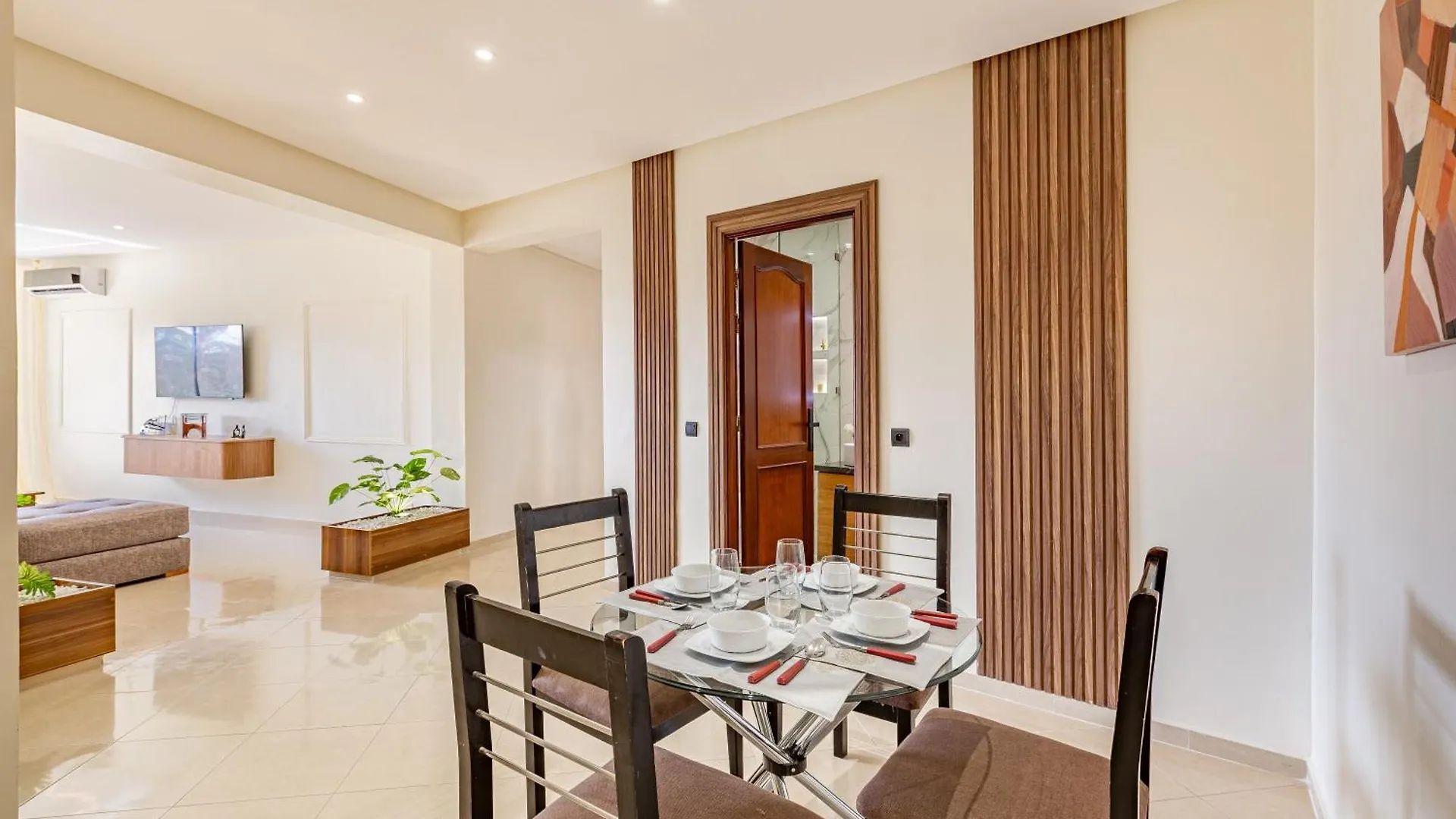 New! Appt Palm D'Or, Parking & Wifi Apartment Marrakesh 0*,  Morocco